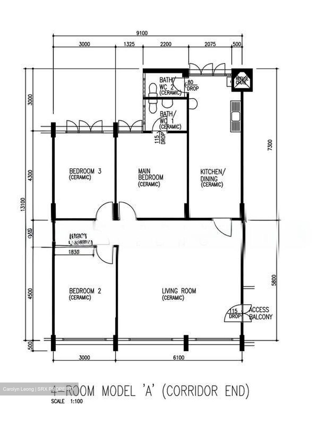 Blk 395 Yishun Ring Road (Yishun), HDB 4 Rooms #555762331